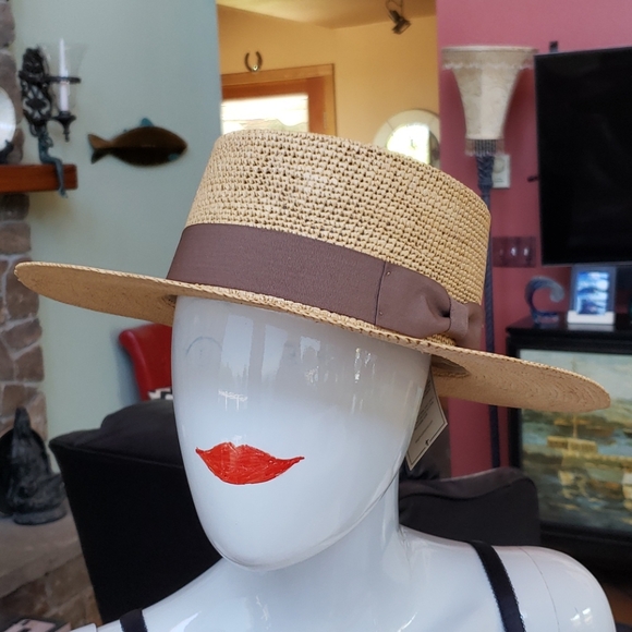 NWT Elegancia Tropical Panama hat m main image 6